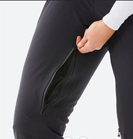 Dámske lyžiarske nohavice teplé, decathlon,s