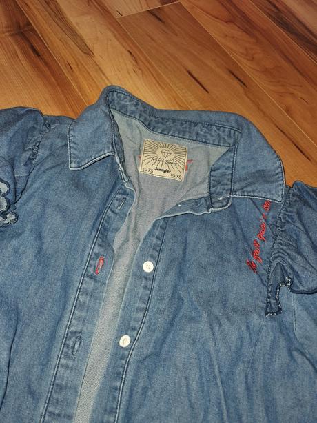 Nádherná riflova košeľa, xs