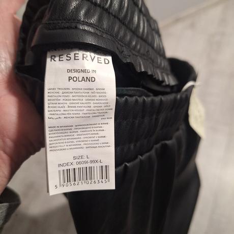 Koženkové nohavice, reserved,l