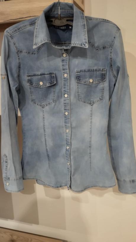 Dámska riflová košeľa, m