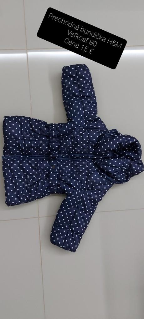 Prechodná bundička h&m, h&m,80