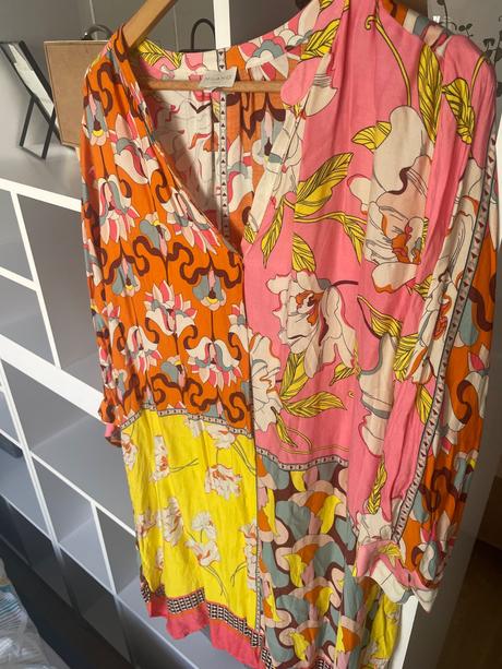 Farebne letne šaty, xxl