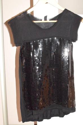 Čierny top zn.mango, mango,s / xs