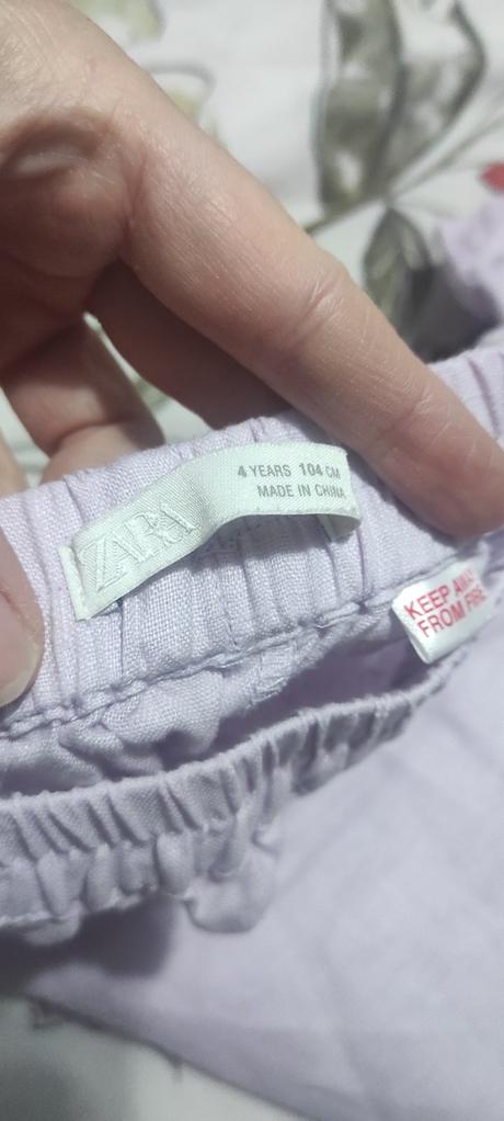 Ľanové nohavice 104, zara,104