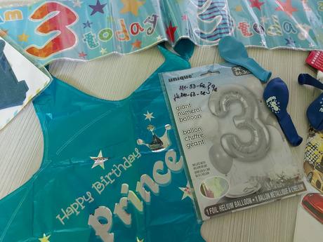 Výzdoba na 3. narodeniny, 