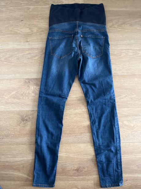 Tehotenske rifle super skinny, h&m,40