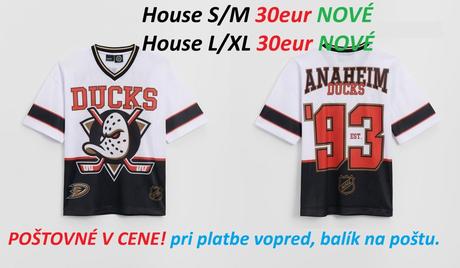 Tričko nba, dres nhl, tričko reebok, house,l / m