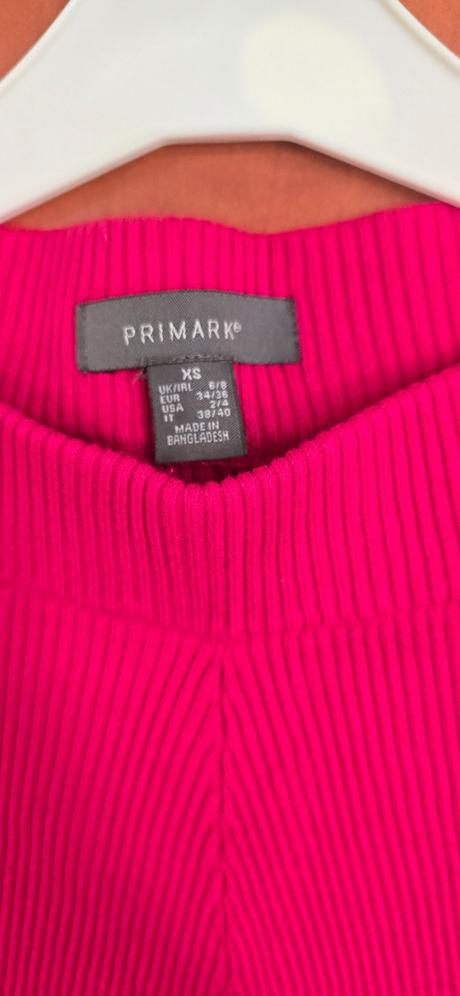 Ruzove siroke nohavice, primark,xs