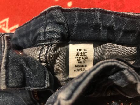 Krásna, moderná minisukňa pre malú parádnicu, h&m,110
