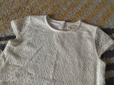 Čipkovaný top lindex, lindex,128