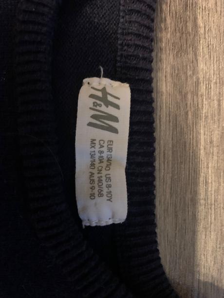 Sveter so srdiečkami, h&m,134