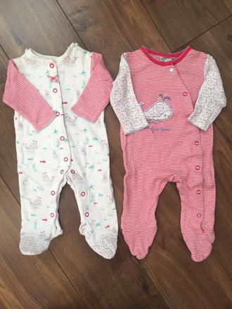 Pyžamká veľ. 56 2ks pre dievčatko, f&f,56