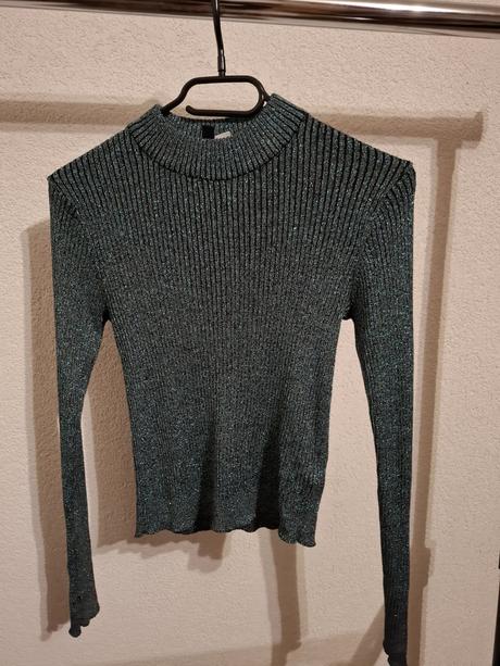 Trblietavý top, h&m,s