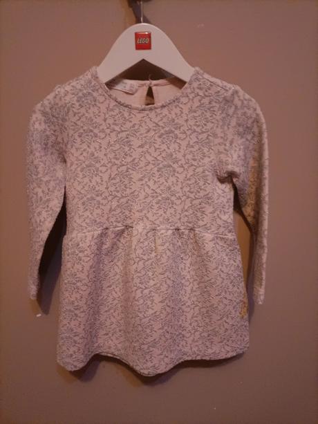 Elegantne saty so striebornymi kvetmi zara, zara,104