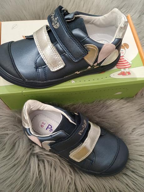 Dievčenské kožené topánky 23221306 b+ca, d.d.step,22 - 33