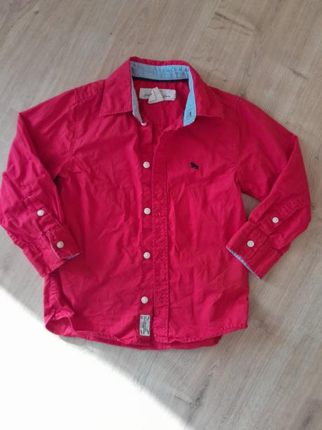 Sýto červená košielka hm, h&m,104