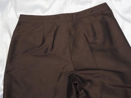 Luxusné hodvábne nohavice taifun, 42