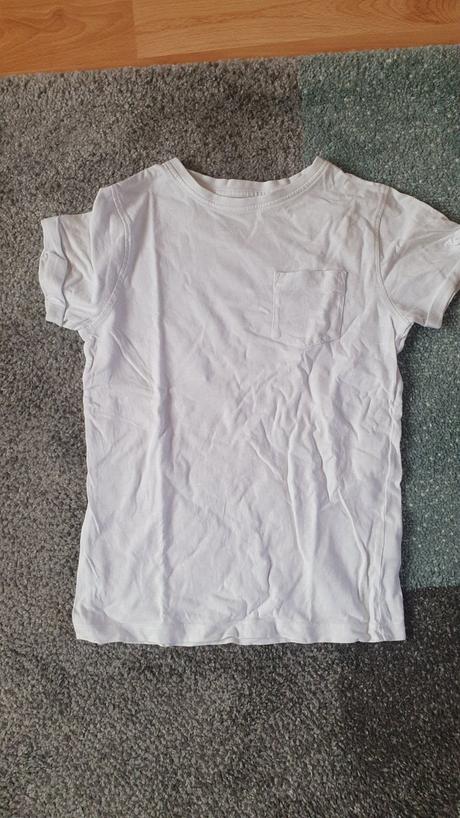 Tričko - biele, next,128