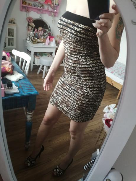 Sťahujúce šaty animal vzor, tally weijl,s