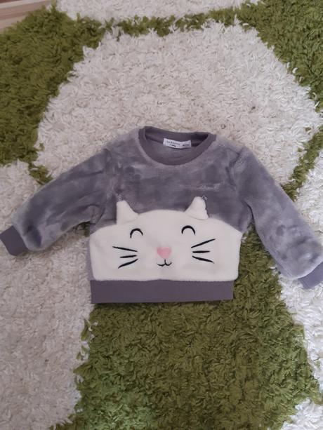 Huňatá mikina, fox & bunny,62