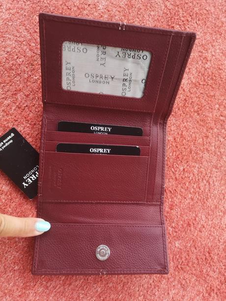 Osprey london dámska kožená peňaženka,