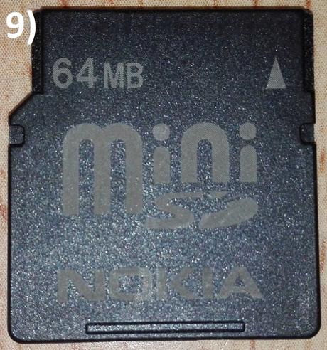 Slúchadlá, pamäťová karta, nokia