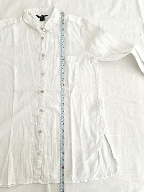Klasická biela košeľa zo ľanu, esmara,36