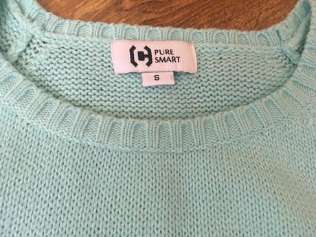 Mentolový pulover, s