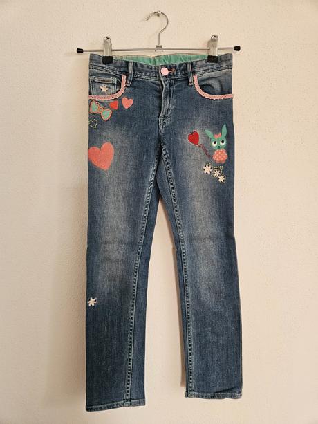 H&m dokonalé slim rifle džínsy 128, h&m,128