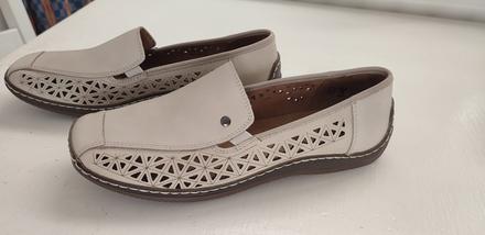 Dámske kožené letné topánky naturläufer 40/41, 40