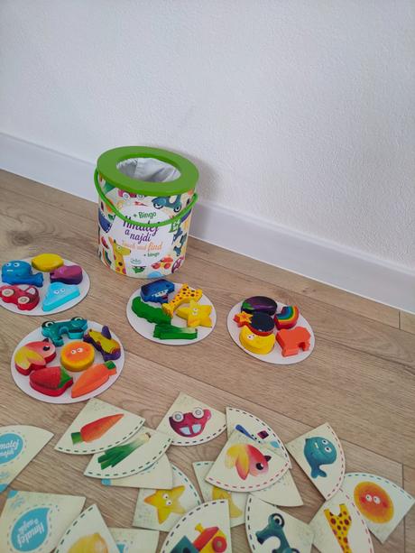 Vilac drevená hra hmataj a nájdi, 