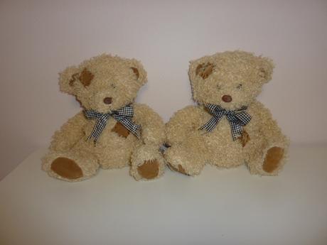 Vianočné plyšové medvede,