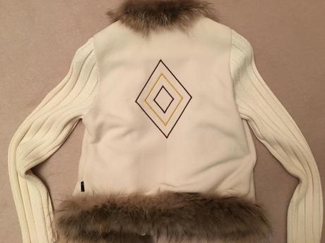 Bunda s pravou kožušinovou xs-s, s