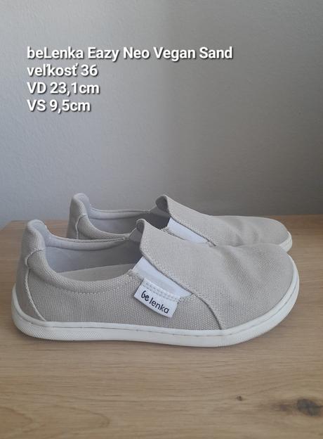 Belenka eazy neo vegan sand veľkosť 36, be lenka,36
