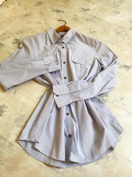 Prúžkovaná košeľa, vero moda,xl