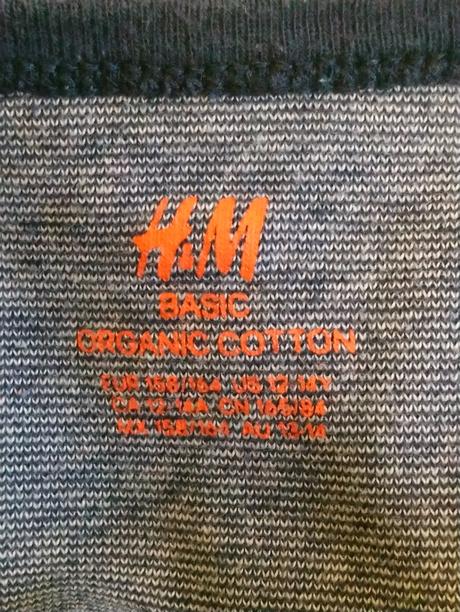 Pásikavé modro biele tričko, h&m, 158-164 cm, h&m,164