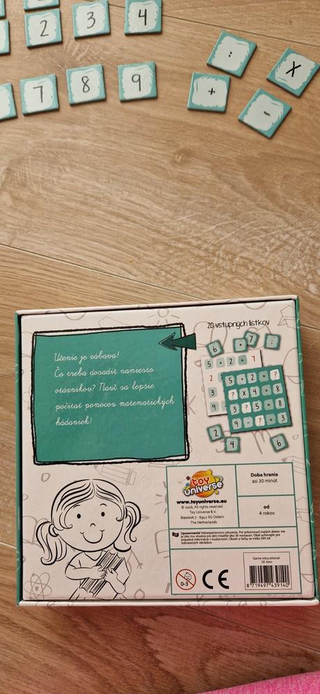 Hra - matematické hádanky,