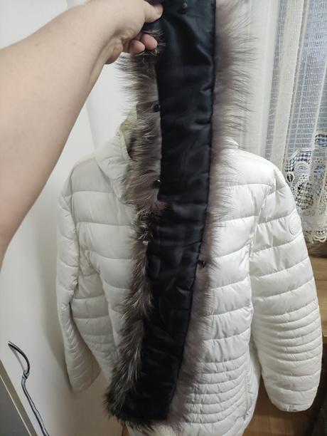 Pravá strieborná líška,na kapucňu atď, 