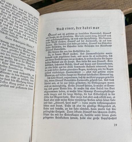 Kniha bohnen und spech - kniha v švabachu,