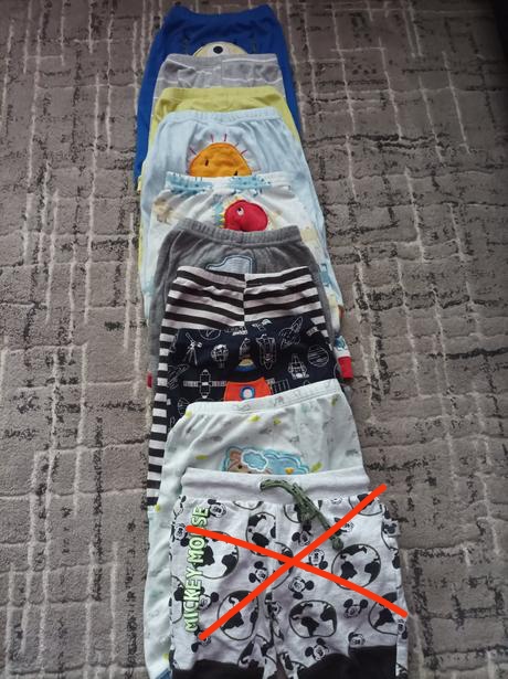 Tepláky tenké 74, 9ks, 74