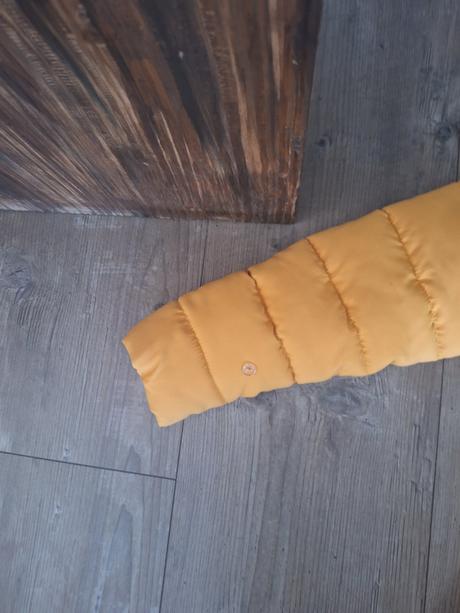 Zimná bunda horcicovo zlta, l