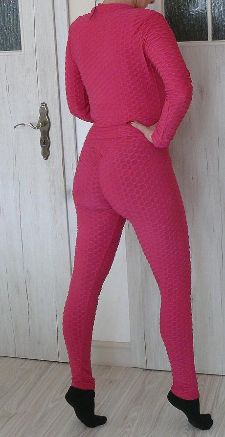 Elasticky komplet, legíny a mikina, m