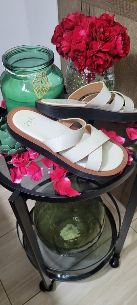 Kožené šlapky zara, zara,38