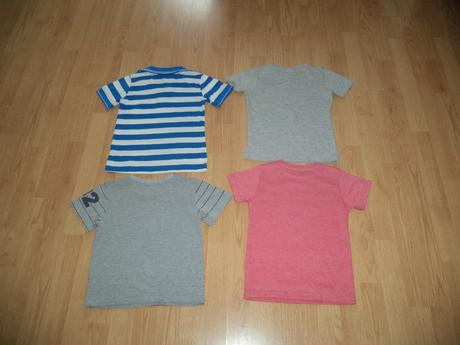 4 letné tričká 110, 110