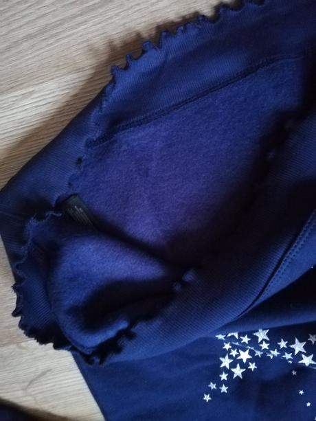 Tmavomodra mikinka, h&m,152