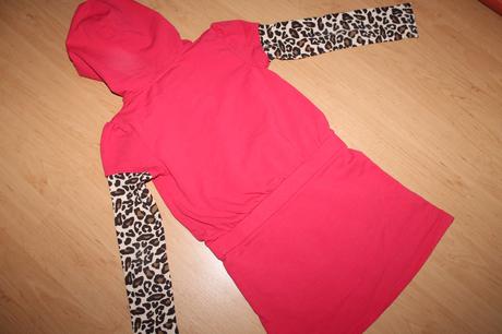 Cervena tunika - saty, gymboree,134