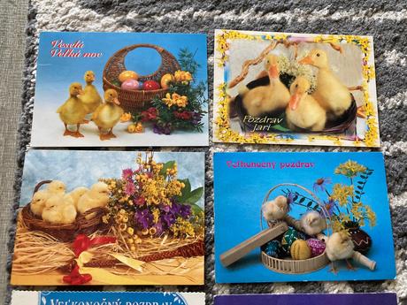 Pohľadnice veľká noc zvieratá,