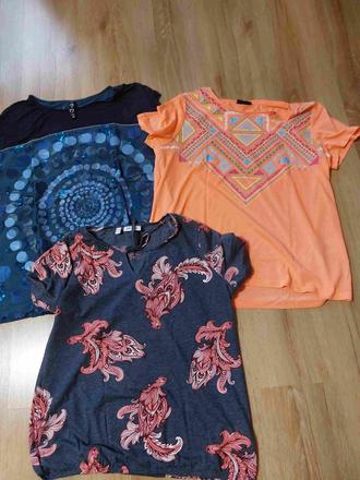 3x tričko, bonprix,40