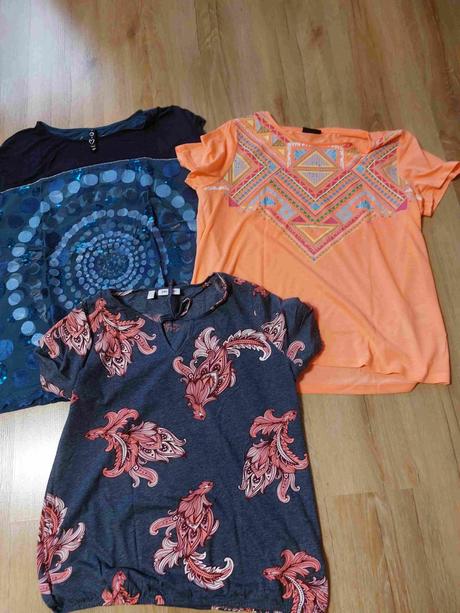 3x tričko, bonprix,40
