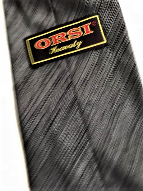 Luxusná kravata so saténovým kovovým leskom, 